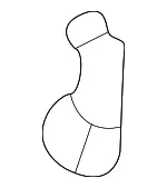 Deck Lid Hinge Bumper - GM (25896511) - view 7