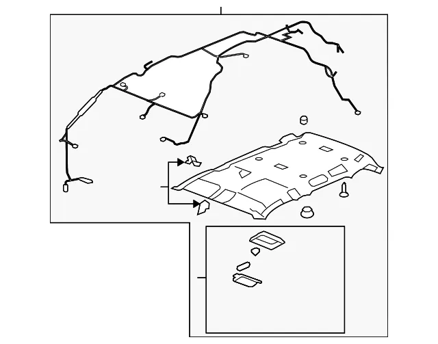 Front Headliner - GM (25907599)