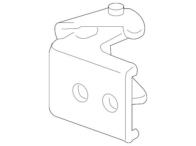 Upper Hinge - Driver's Side (LH) - GM (25943922) - view 5