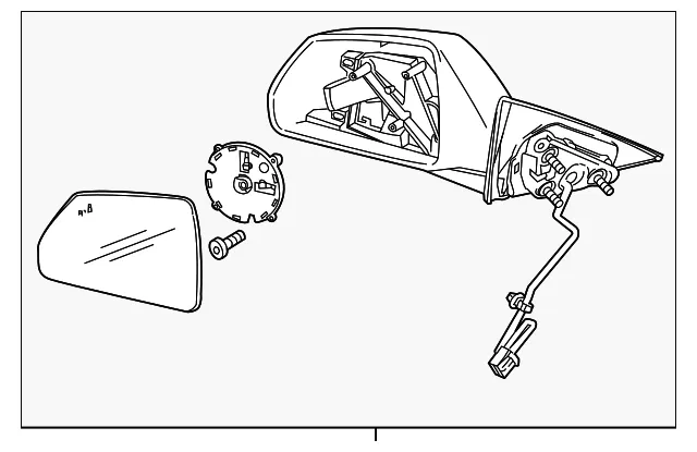 Door Mirror - GM (25975517) - view 4