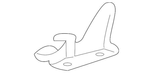 Lower Hinge - Driver's Side (LH) - GM (25980839)