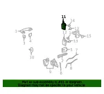 Upper Hinge - Driver's Side (LH) - GM (25996984) - view 13