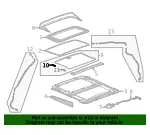 Sunshade Stop - GM (26204694) - view 7