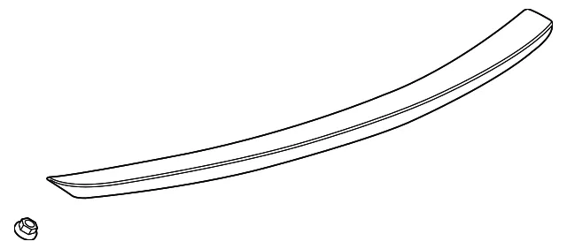 Spoiler, Rear Flush Mount - GM (26212631)
