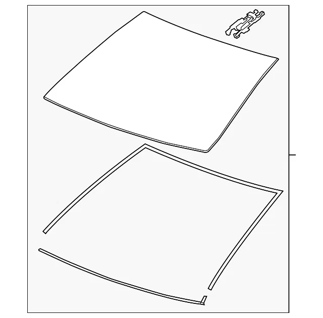 Windshield - GM (26252260) - view 2