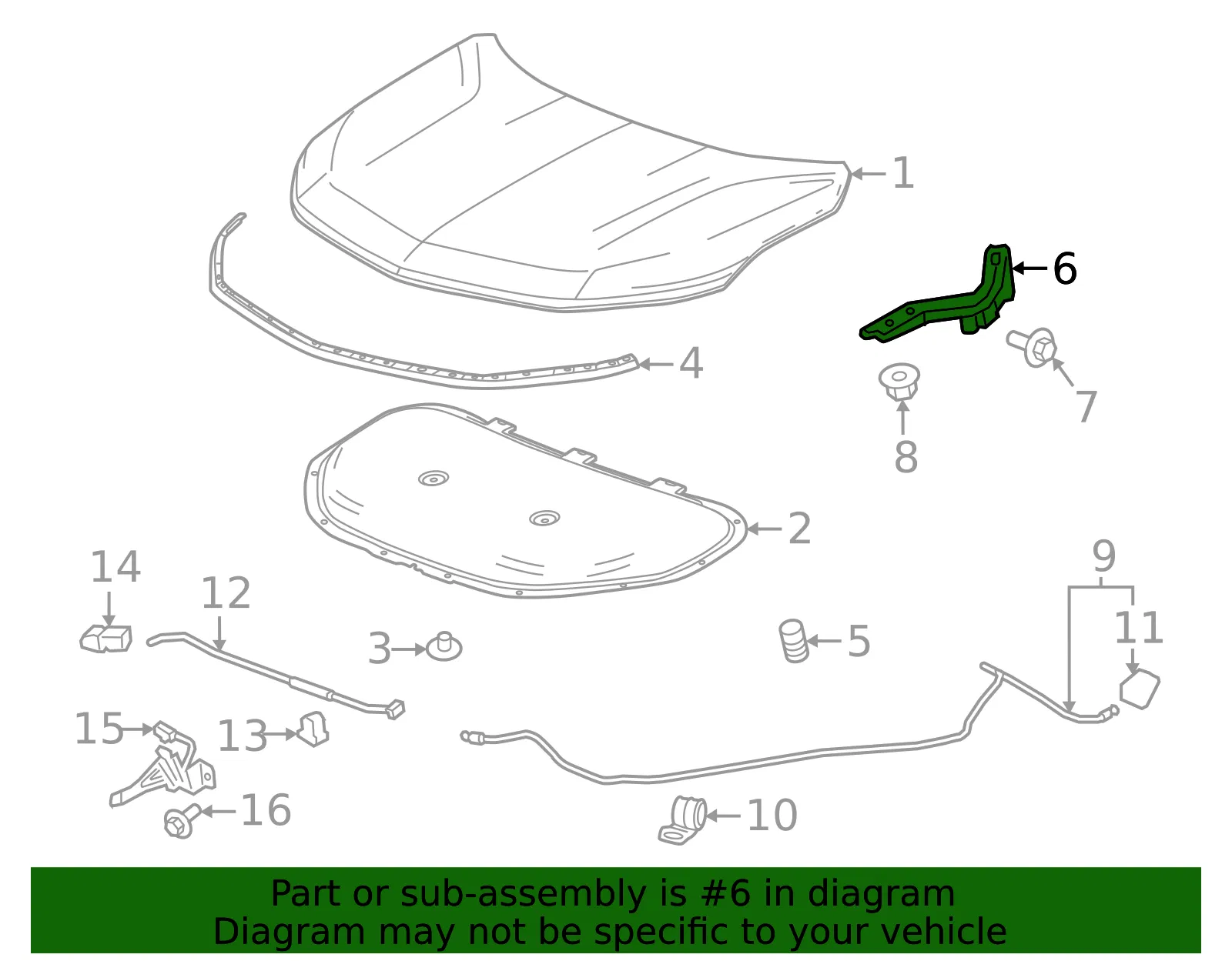 Hinge - GM (26343046) - view 3