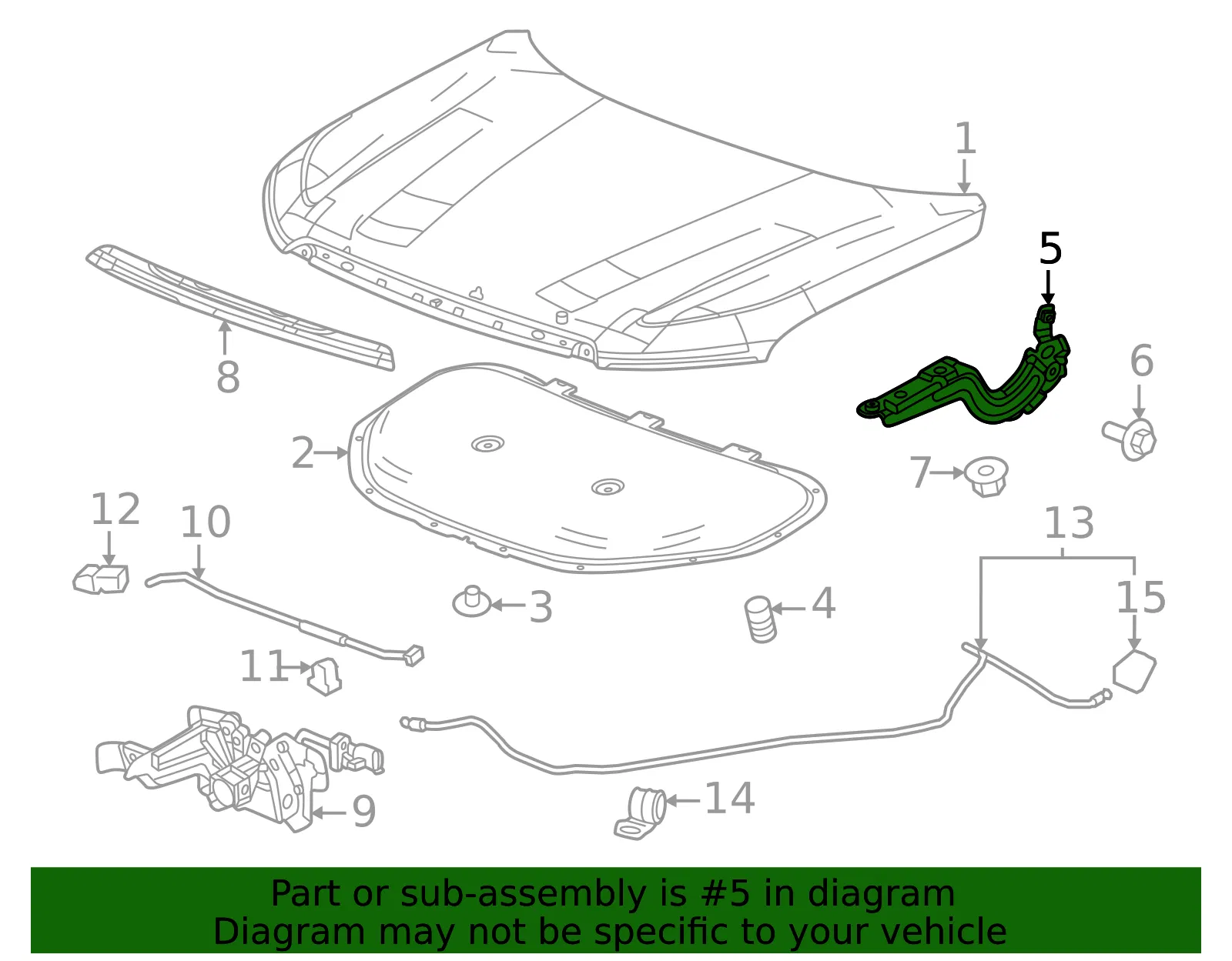 Hinge - GM (26343062) - view 3
