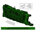 Grille Assembly - GM (26343783) - view 4