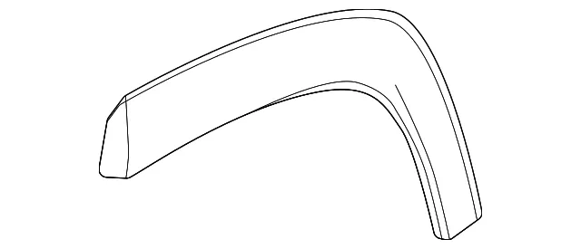 Wheel Opening Molding - GM (26344447) - view 2