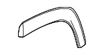 Wheel Opening Molding - GM (26344447) - view 6