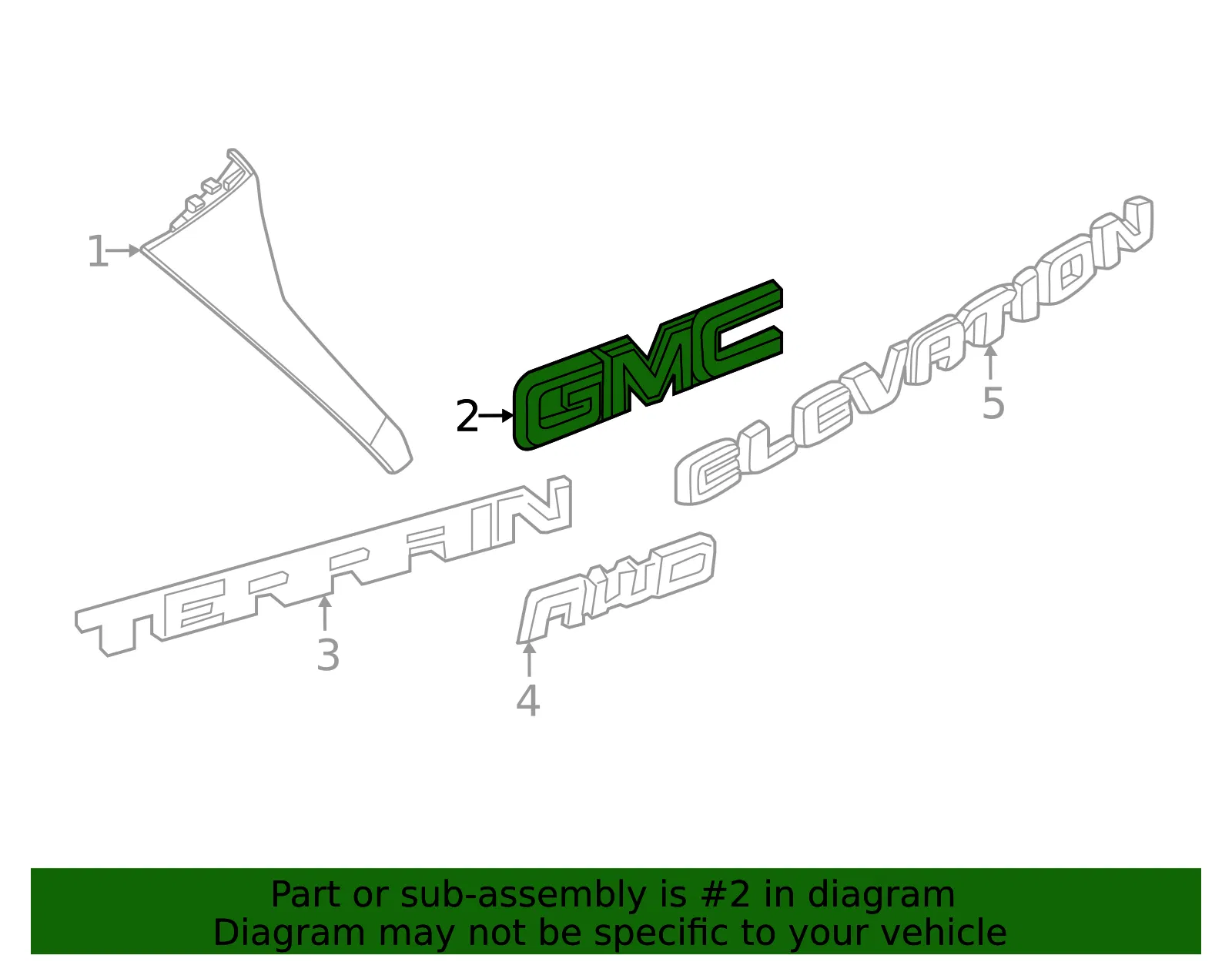 Hatch Emblem - GM (26344490) - view 3