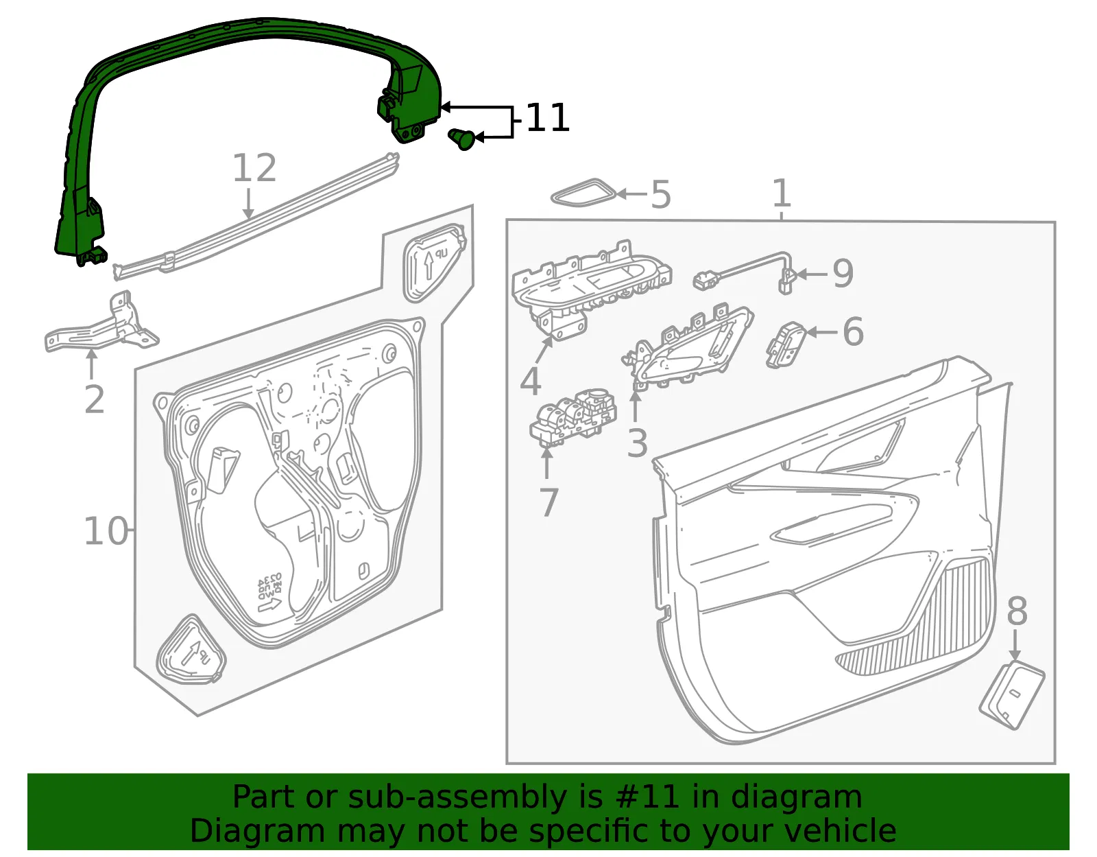 Window Trim - GM (26345140) - view 3