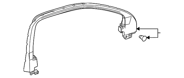 Window Trim - GM (26345141) - view 2