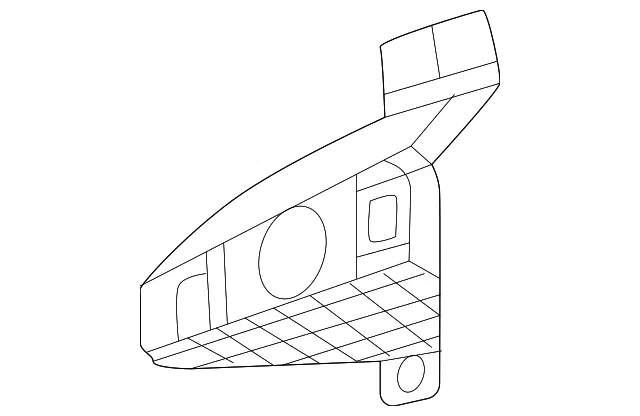Inner Hinge Pillar Lower Bracket - GM (26348518) - view 2