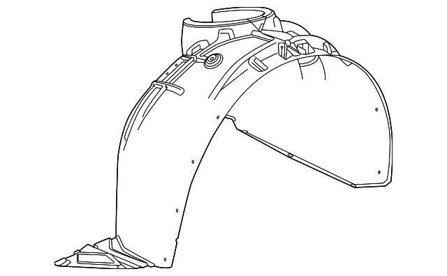 Fender Liner - GM (26355776) - view 2