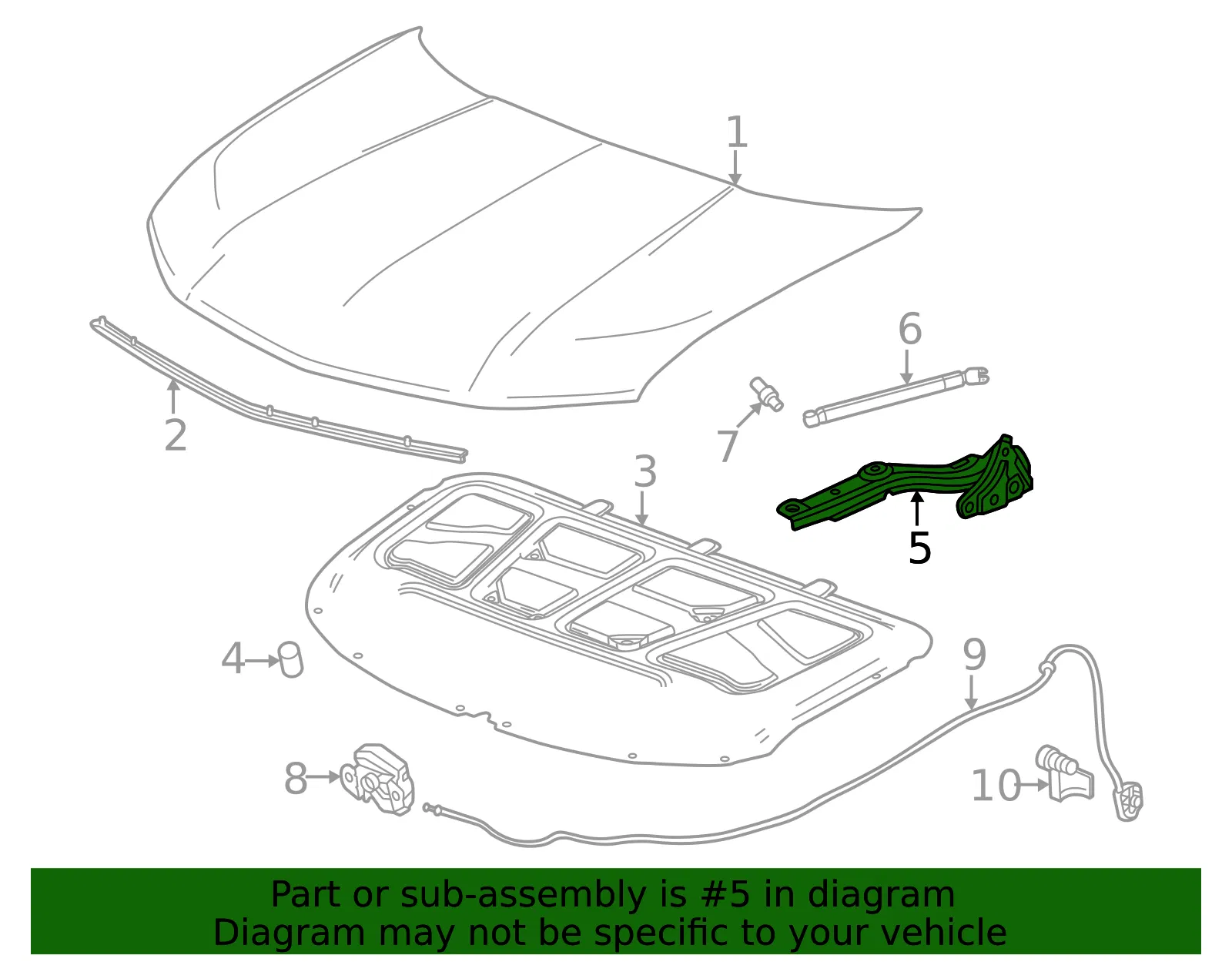 Hinge - GM (26362274) - view 3