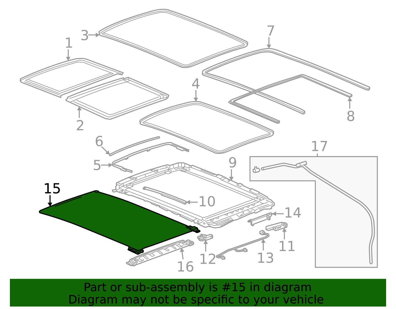 Sunshade - GM (26388938) - view 3