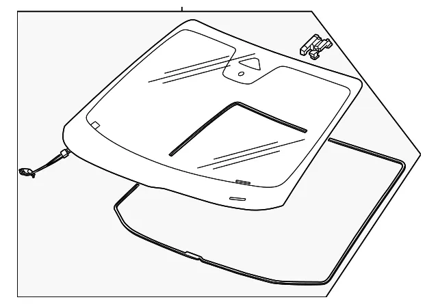 Windshield - GM (26390141) - view 2