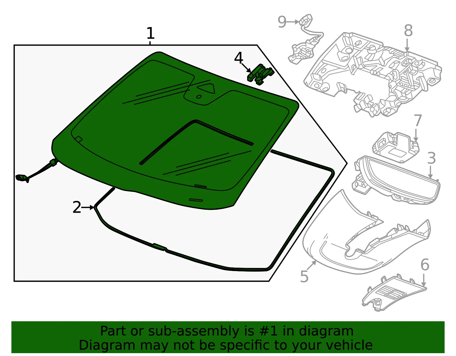 Windshield - GM (26390141) - view 3