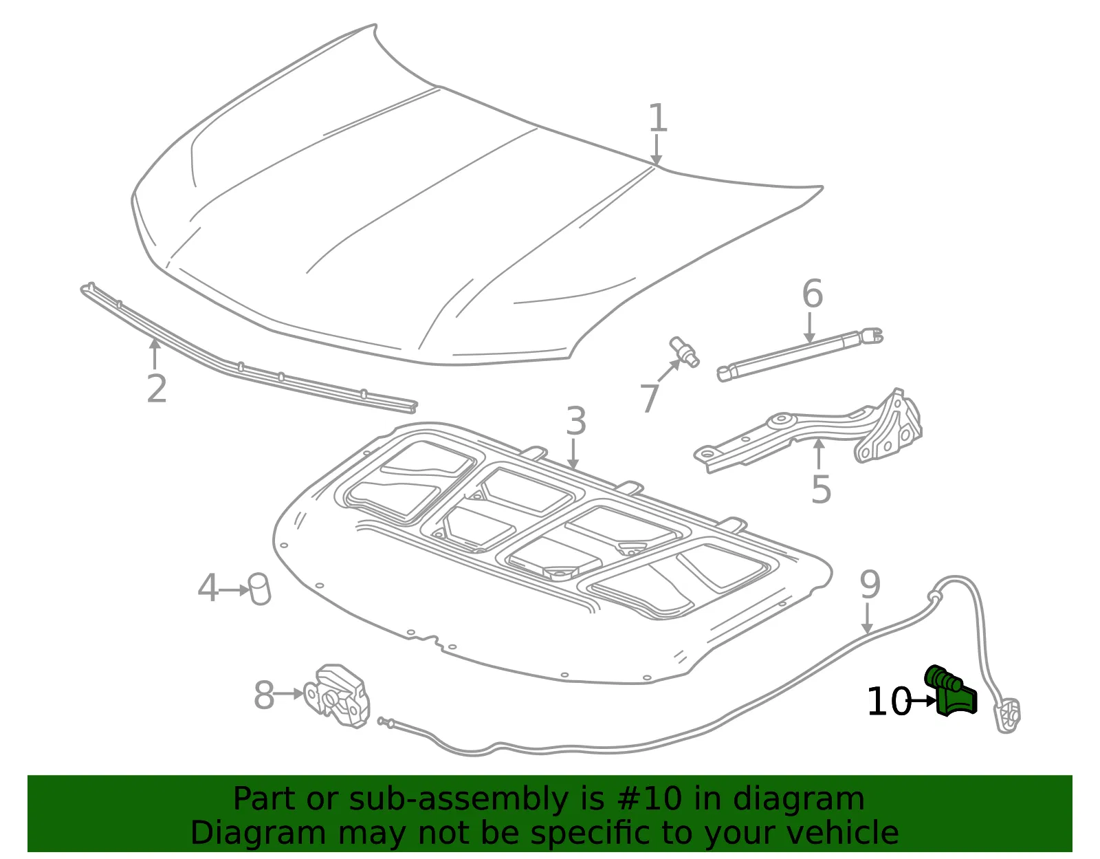 Release Handle - GM (26404786) - view 3