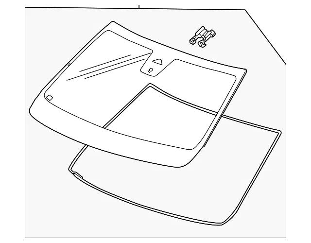 Windshield - GM (26410579) - view 2