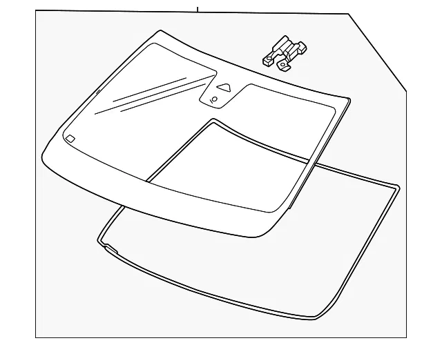 Windshield - GM (26410581) - view 2