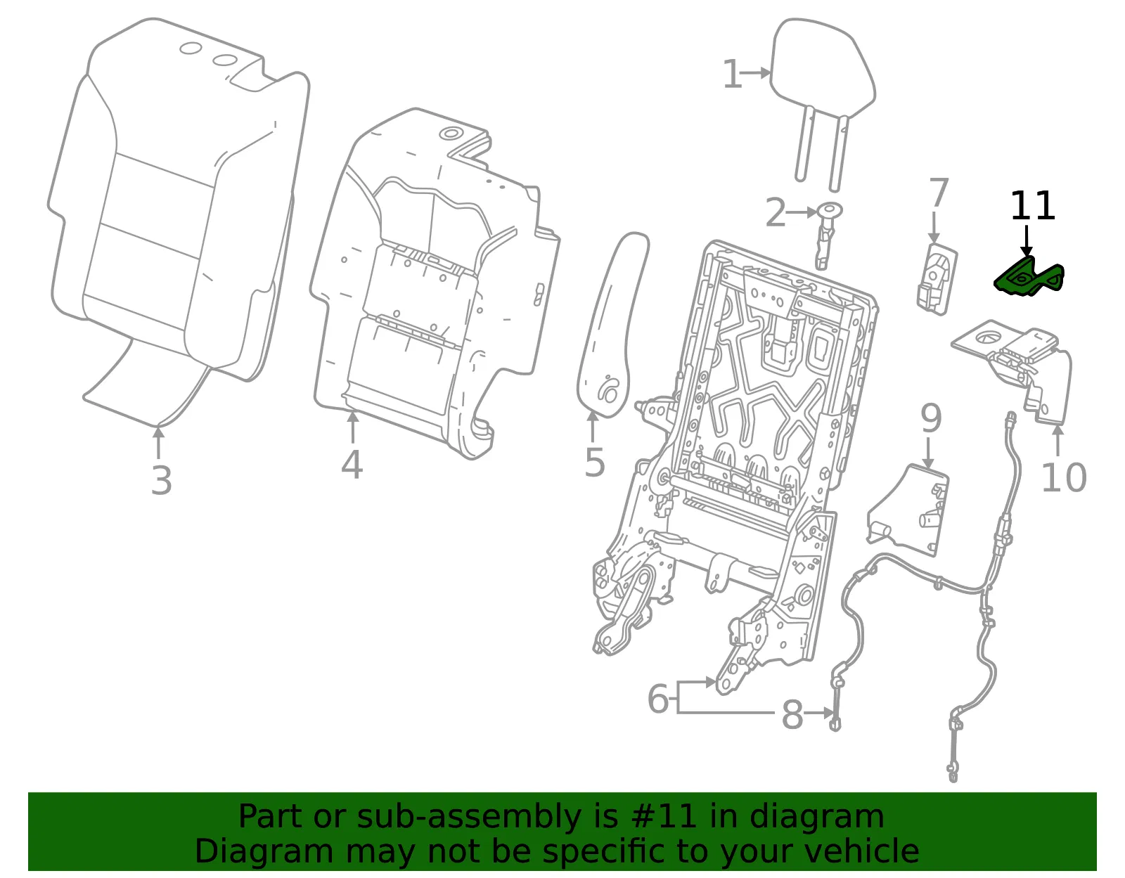 Handle Bezel - GM (26416504) - view 3