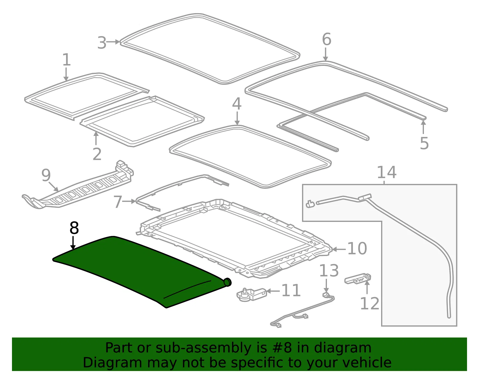 Sunshade - GM (26422092) - view 3