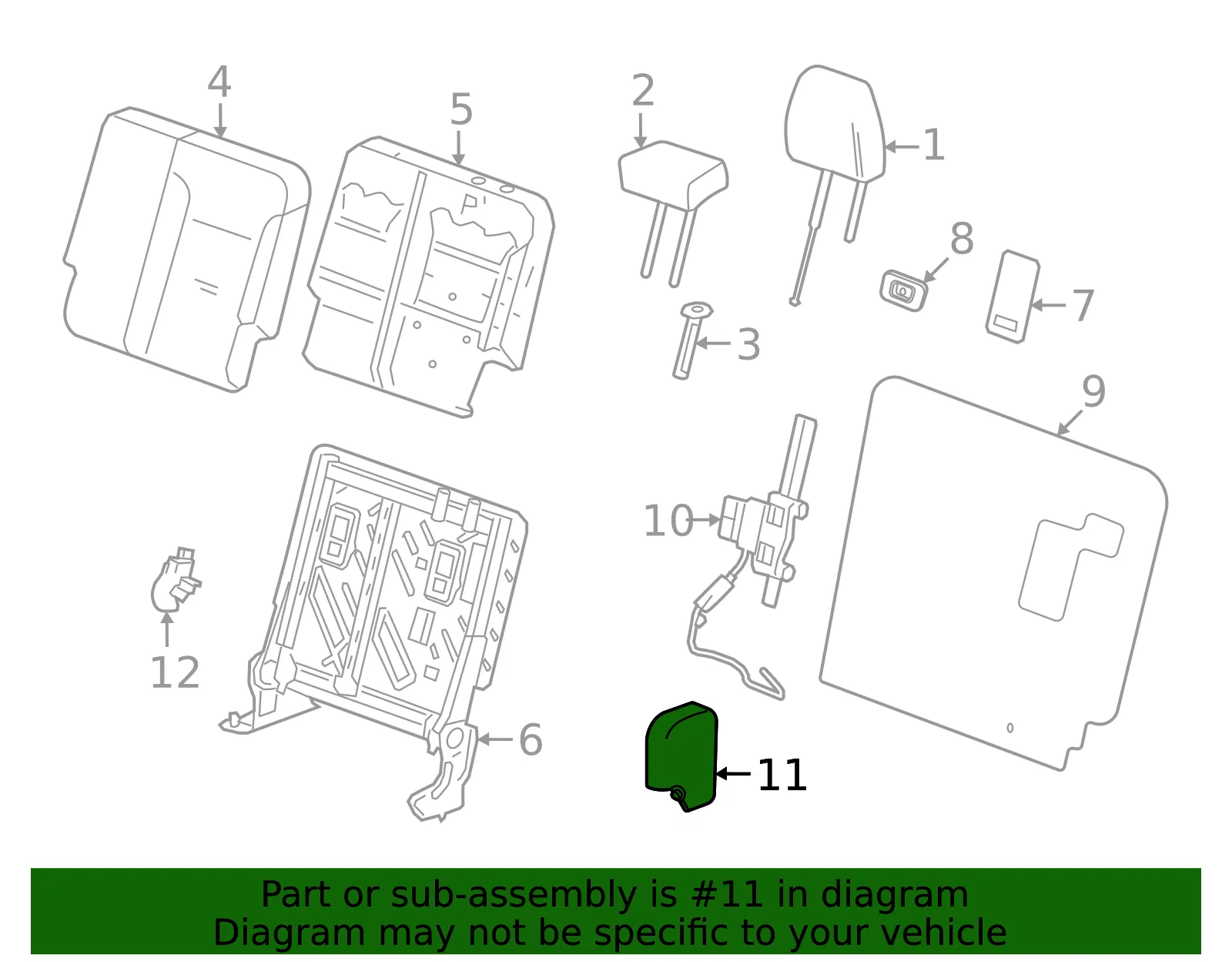 Hinge Cover - GM (26422109) - view 3