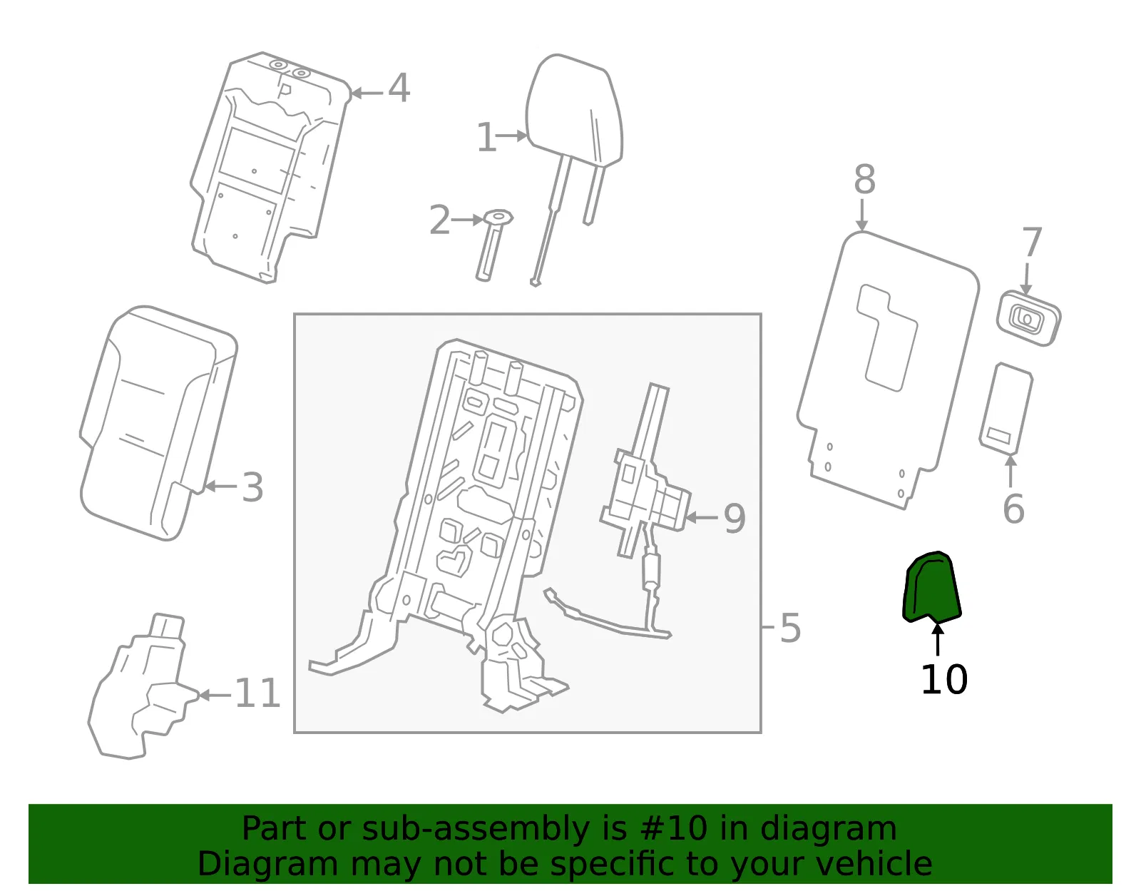 Hinge Cover - GM (26422110) - view 3