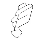 Upper Quarter Trim Plug - GM (26424964) - view 5