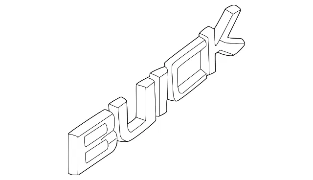 Nameplate - GM (26438893) - view 2