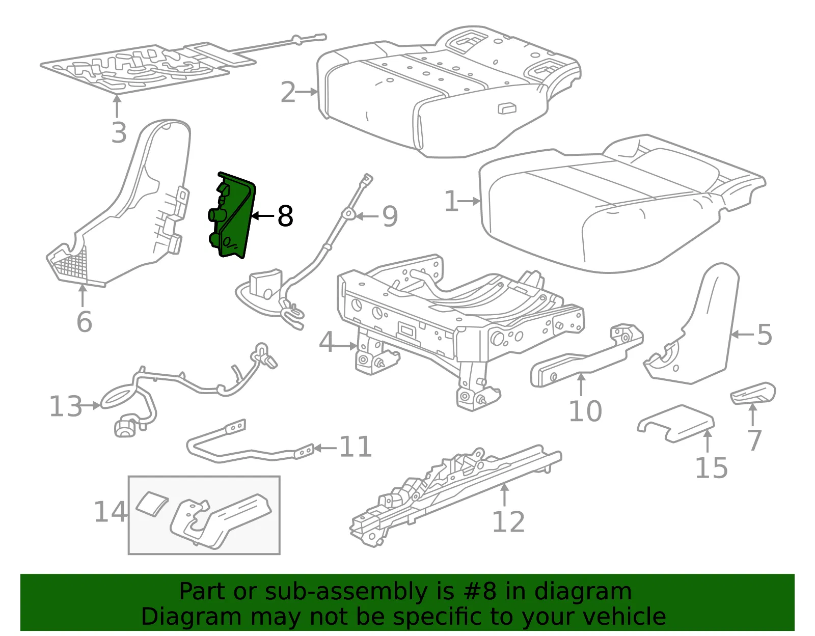 Hinge Cover - GM (26449830) - view 3