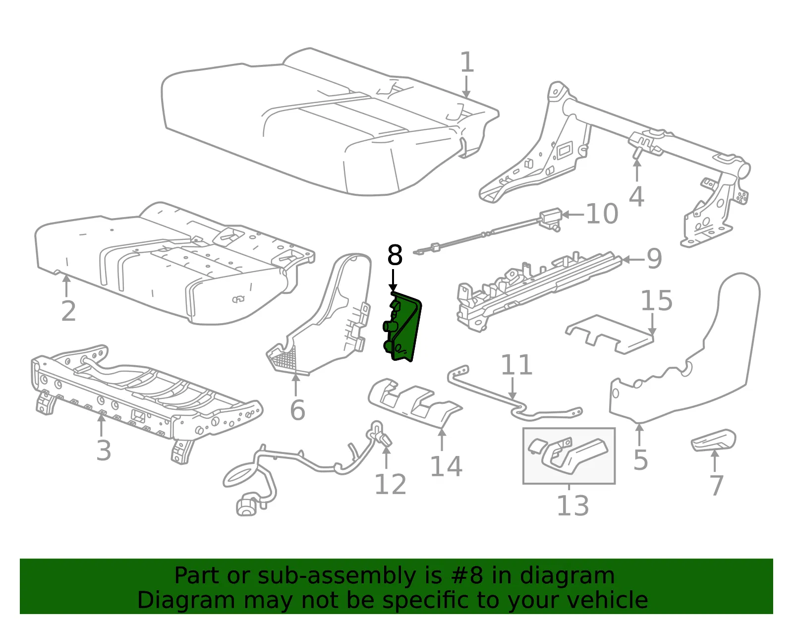 Hinge Cover - GM (26449840) - view 3