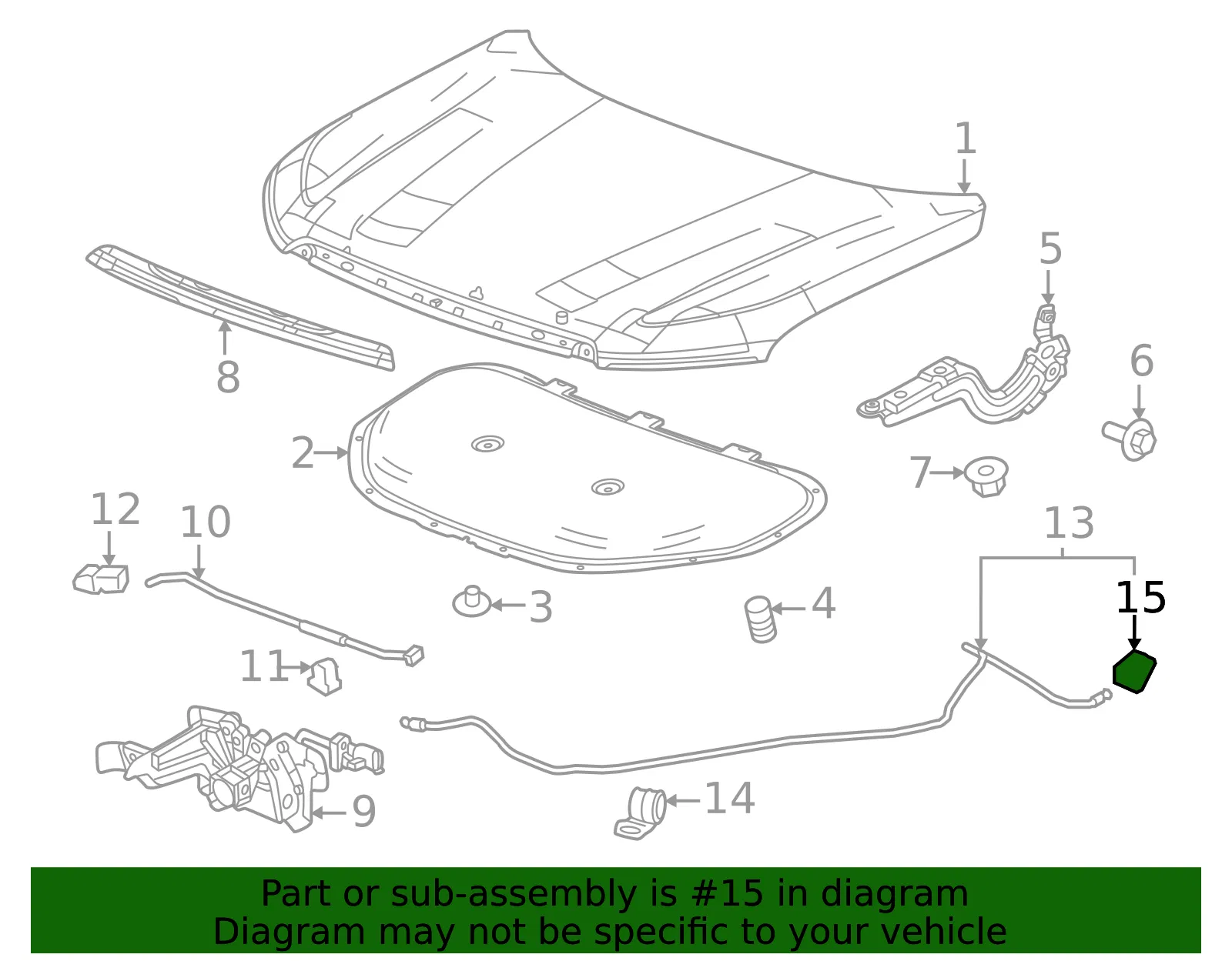 Release Handle - GM (26457367) - view 3