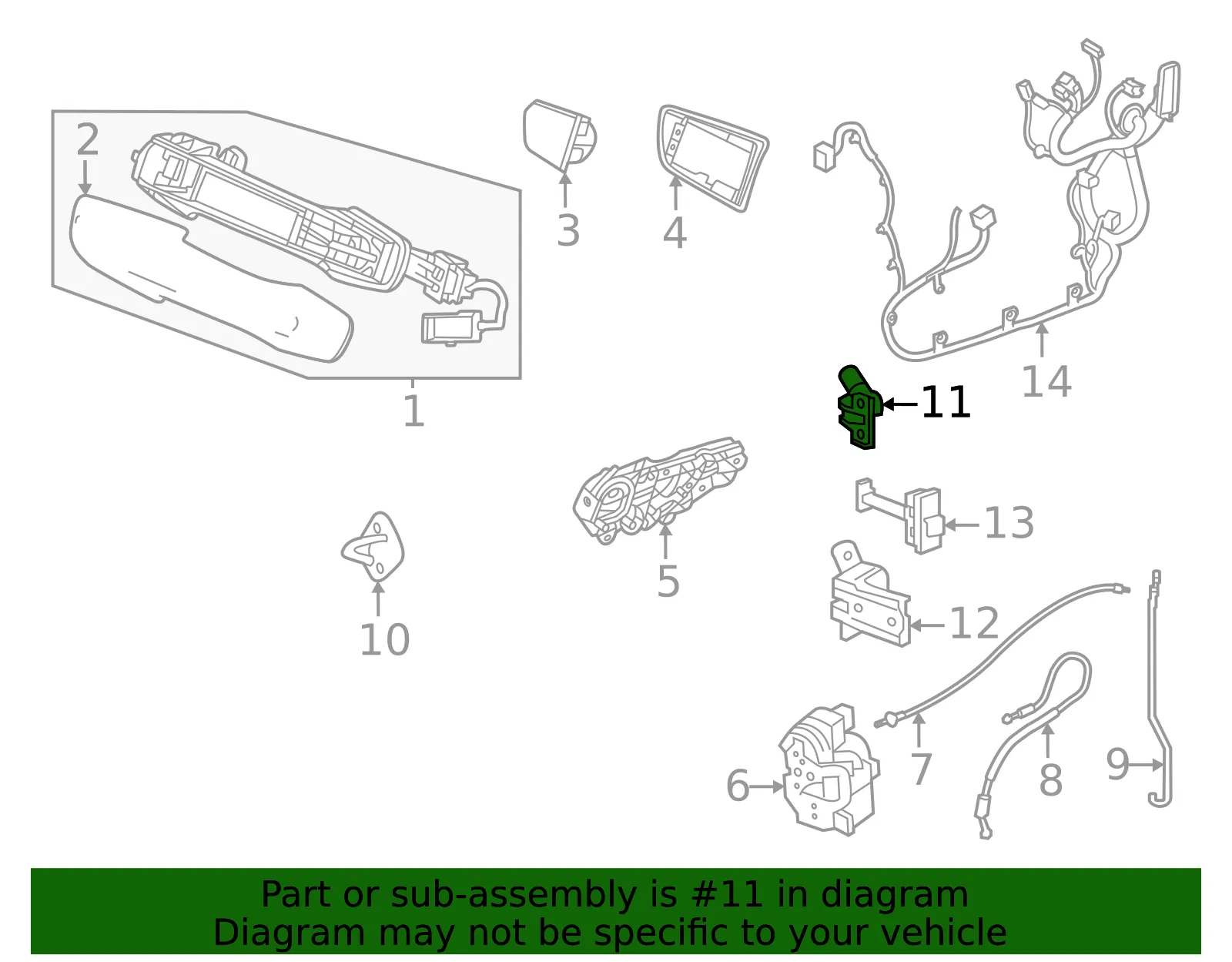 Upper Hinge - GM (26458164) - view 3