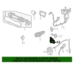 Lower Hinge - GM (26458166) - view 6