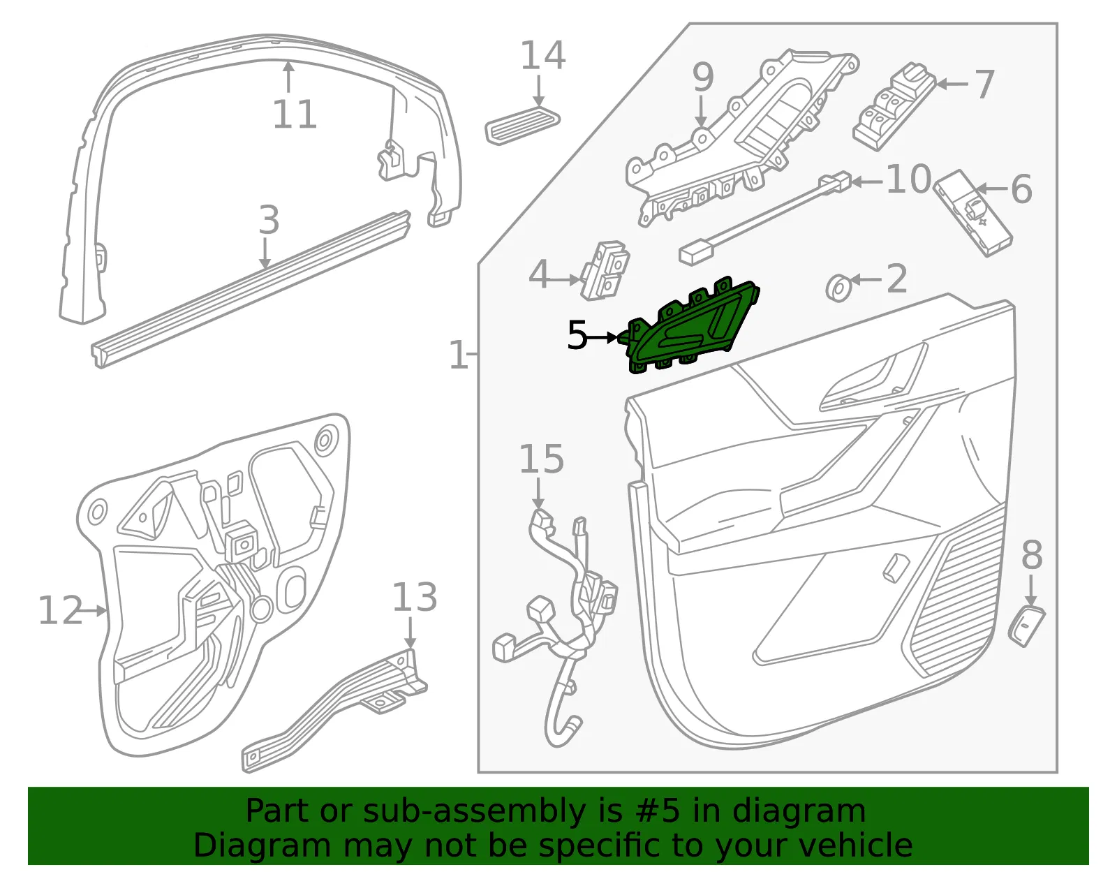 Handle, Inside - GM (26462376) - view 3