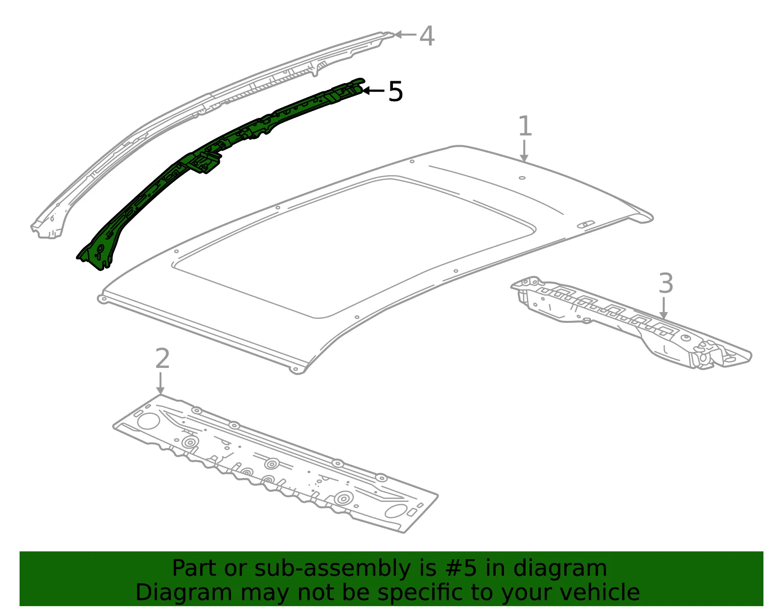 Inner Windshield Pillar - GM (26466826) - view 3