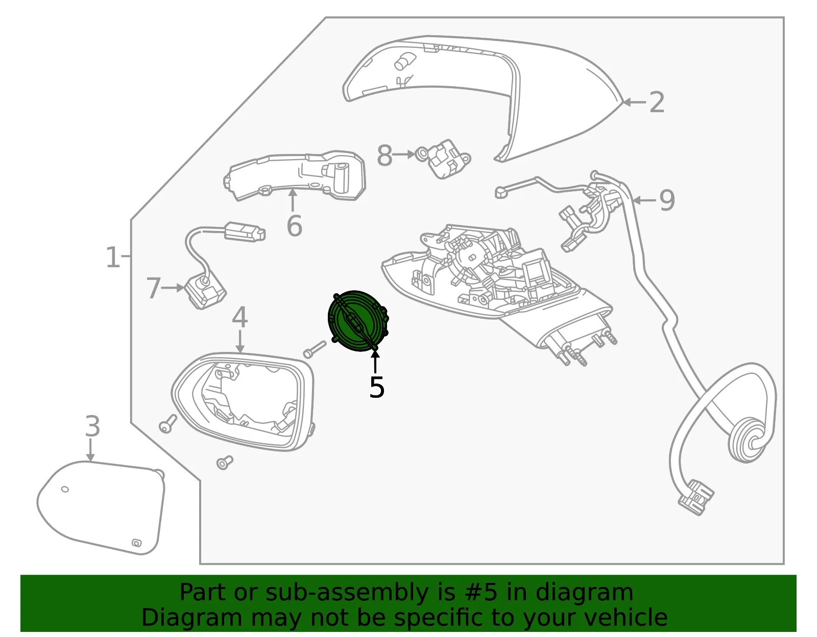Mirror Motor - GM (26473948) - view 3
