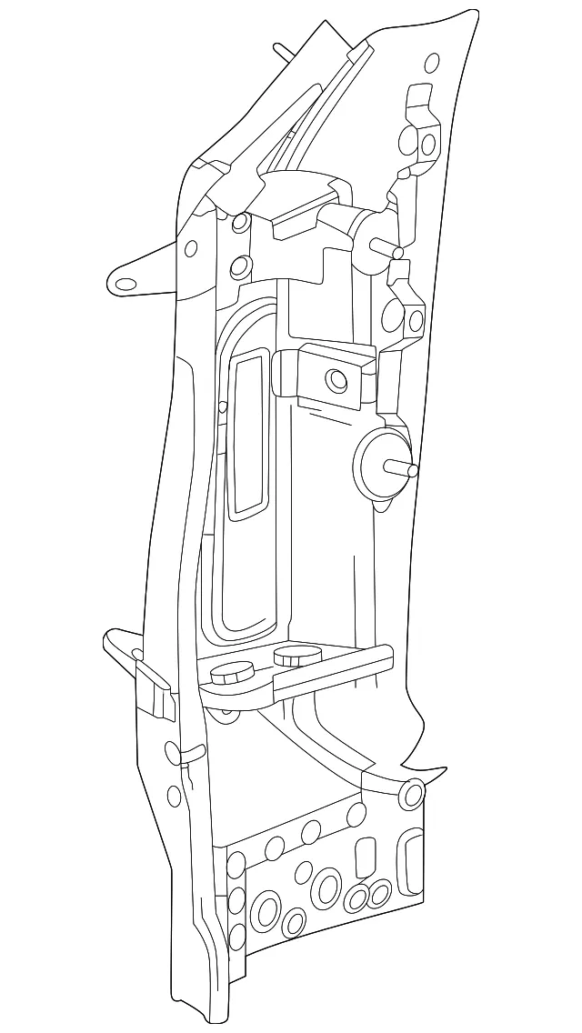 Inner Hinge Pillar - GM (26483510) - view 2