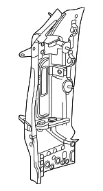 Inner Hinge Pillar - GM (26483510) - view 6