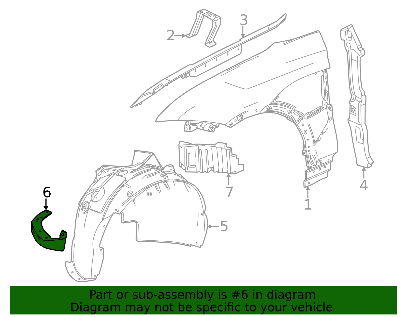 Lower Deflector - GM (26487828) - view 3