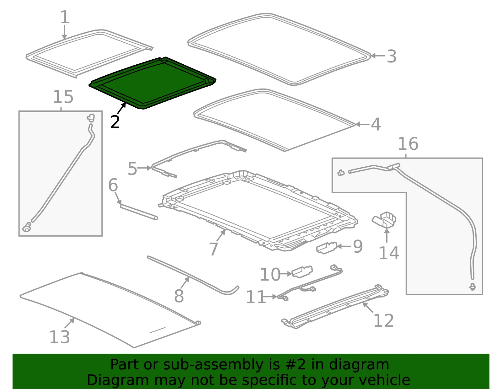 Fixed Glass - GM (26500082) - view 3