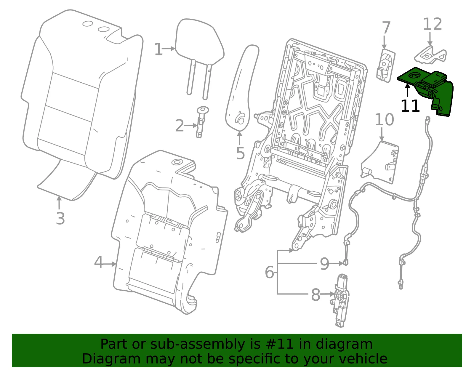 Adjust Handle - GM (26518039) - view 3