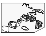 Mirror Assembly - GM (26518207) - view 6
