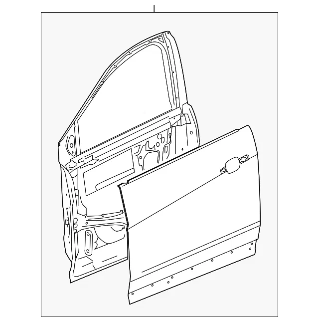 Door Shell - GM (26521467) - view 2