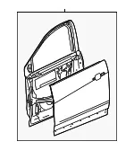 Door Shell - GM (26521467) - view 6