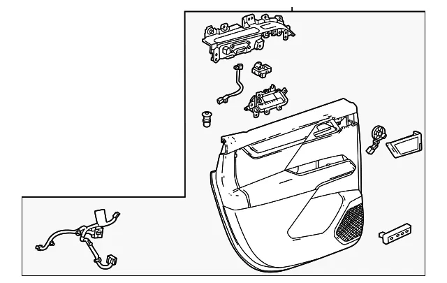 Door Trim Panel - GM (26522021)