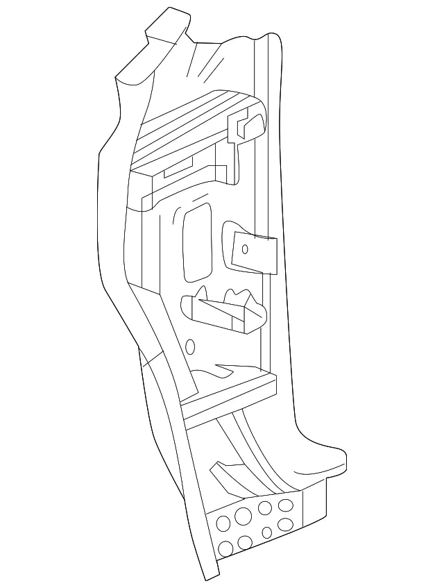 Inner Hinge Pillar - GM (26522126) - view 2